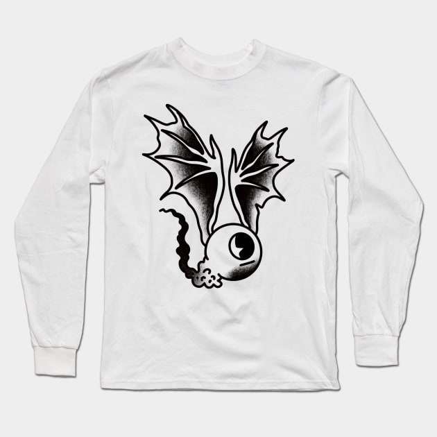 Flying eyeball Long Sleeve T-Shirt by LEEX337